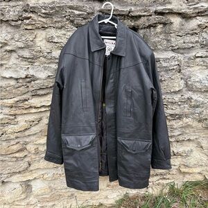 Wilda Black Men's Military Jacket